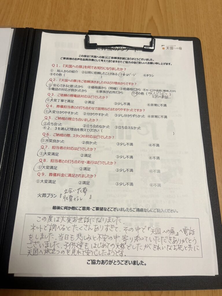 岡崎市ゴールデンハムスター男の子　空ちゃんて頂き、アンケートを記載いただきました。ありがとうございます。